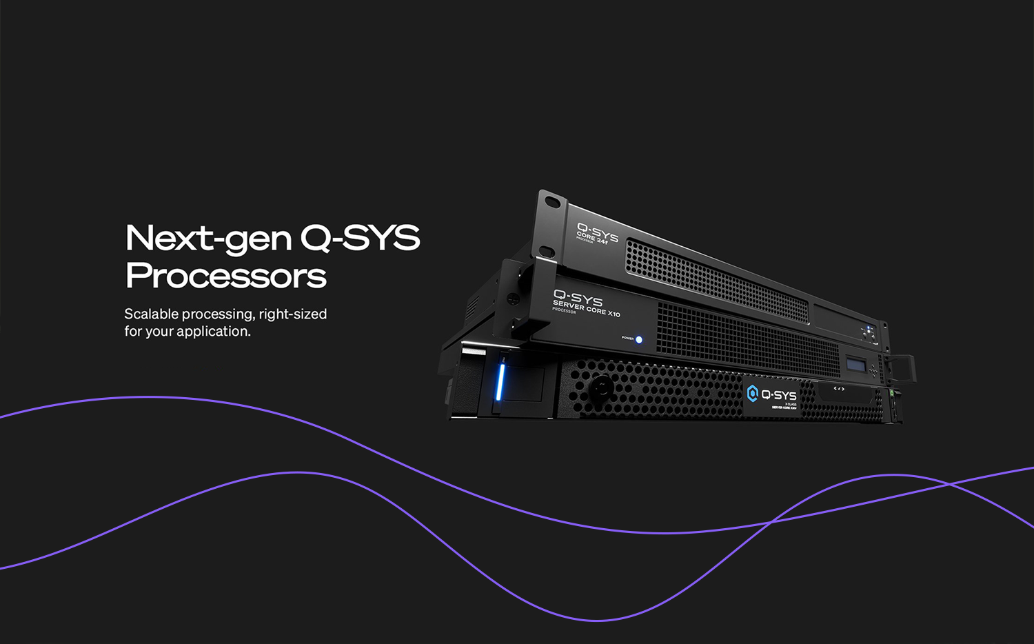 Nya Q-SYS processorer