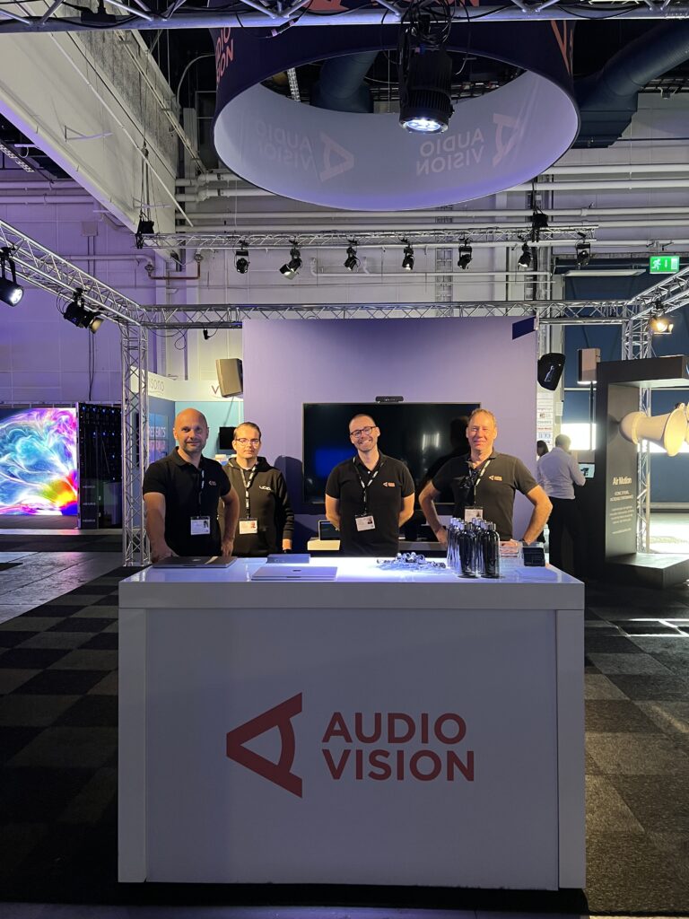 Audiovisions personal i monter på LLB 2022